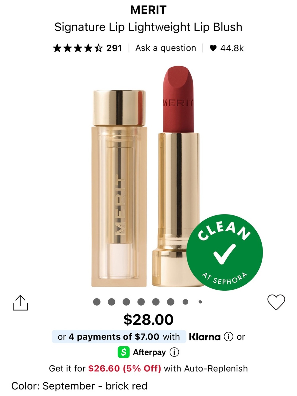 Merit signature lip blush
